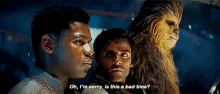 Star Wars Poe Dameron GIF - Star Wars Poe Dameron Oh Im Sorry Is This A Bad Time GIFs