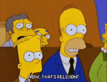 Religion Simpsons GIF - Religion Simpsons Now Thats Religion GIFs