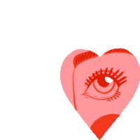 Heart Eyes Sticker - Heart Eyes Flirt Stickers