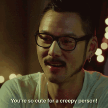 Youre So Cute For A Creepy Person Lex GIF - Youre So Cute For A Creepy Person Lex Cory GIFs