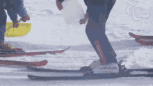Shoveling Snow Paralympics GIF - Shoveling Snow Paralympics Fixing The Snow Way GIFs