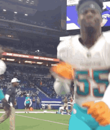 Miami Dolphins Jerome Baker GIF - Miami Dolphins Jerome Baker Dancing GIFs