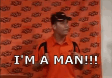 I'M A Man GIF - Im A Man Mike Gundy Oklahoma State GIFs