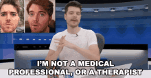 Im Not A Medical Professional Or A Therapist Benedict Townsend GIF - Im Not A Medical Professional Or A Therapist Benedict Townsend Youtuber News GIFs
