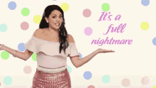 Cecily Strong Nightmare GIF - Cecily Strong Nightmare Its A Full Nightmare GIFs