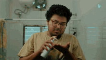 Hand Sanitizer Vineeth Kumar GIF - Hand Sanitizer Vineeth Kumar Jordindian GIFs