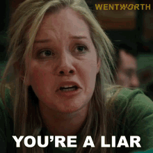 youre a liar sophie donaldson wentworth you lied to me youre dishonest