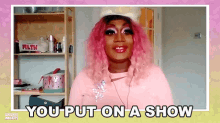 You Put On A Show Yshee Block GIF - You Put On A Show Yshee Block Popbuzz GIFs