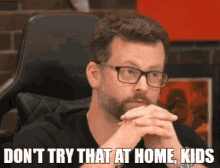 Chris Ode Dont Try This At Home GIF - Chris Ode Dont Try This At Home Thats For You Kids GIFs