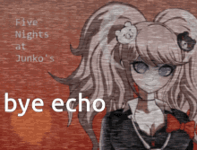 Bye Echo Danganronpa GIF - Bye Echo Echo Danganronpa GIFs
