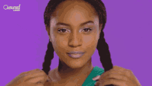 Braids Toying Hair GIF - Braids Toying Hair Playing With The Hair GIFs