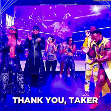 Thank You Taker The Undertaker GIF - Thank You Taker The Undertaker Sasha Banks GIFs