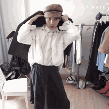 Wearing Coats Ultimate Troop GIF - Wearing Coats Ultimate Troop Trying On The Clothes GIFs