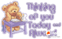 Thinking Of You Day Dreaming Sticker - Thinking Of You Day Dreaming Teddy Bear Stickers