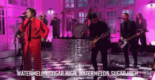 watermelon sugar high high perform singing music on