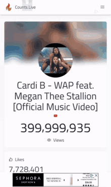 wap wap400million