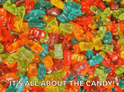 It's all about the candy!