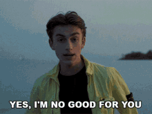 Yes Im No Good For You Johnny Orlando GIF - Yes Im No Good For You Johnny Orlando Bad News GIFs