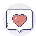 Chat Heart Sticker - Chat Heart Love Stickers