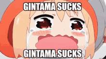 gintama sucks crying anime tears