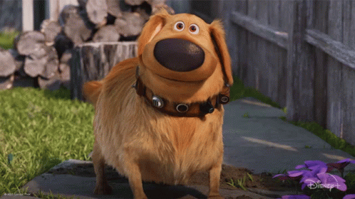 Happy Dog Dug GIF - Happy Dog Dug Dug Days GIFs