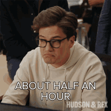 About Half An Hour Jesse Mills GIF - About Half An Hour Jesse Mills Hudson And Rex GIFs