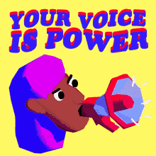 Your Voice Is Power Black Power GIF - Your Voice Is Power Power Voice GIFs