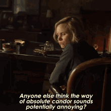 Anyone Else Think The Way Of Absolute Candor Sounds Potentially Annoying Doctor Agnes Jurati GIF - Anyone Else Think The Way Of Absolute Candor Sounds Potentially Annoying Doctor Agnes Jurati Alison Pill GIFs