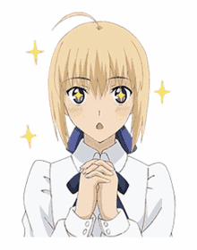 saber fate stay night delighted blush amazed