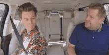 Harry Styles James Corden GIF - Harry Styles James Corden Carpool Karaoke GIFs
