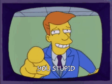 The Simpsons Laughing GIF - The Simpsons Laughing You Stupid GIFs