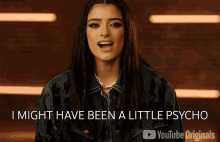 I Might Have Been A Little Psycho In Relationships Before Dixie GIF - I Might Have Been A Little Psycho In Relationships Before Dixie Dixie Damelio GIFs
