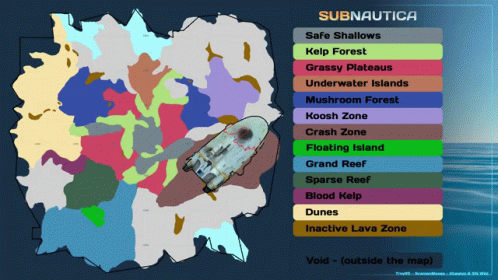 Subnautica Map Gif Subnautica Map Discover Share Gifs