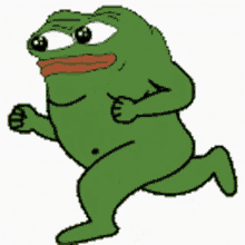 pepe running pepe the frog pepe running pepe the frog