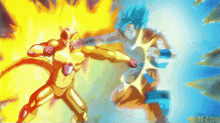 Goku Frieza GIF - Goku Frieza Clashes GIFs