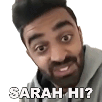 Sarah Hi Rahul Dua Sticker - Sarah Hi Rahul Dua सराही Stickers
