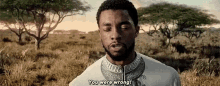 Black Panther T Challa GIF - Black Panther T Challa You Were Wrong GIFs