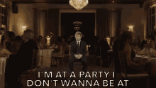 Im At A Party I Dont Wanna Be I Dont Like Here GIF - Im At A Party I Dont Wanna Be I Dont Like Here Not My Party GIFs