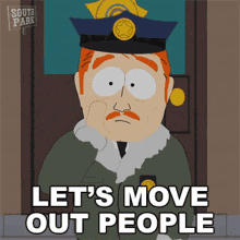 Lets Move Out People Every Second Counts Harris Yates GIF - Lets Move Out People Every Second Counts Harris Yates South Park GIFs