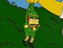 Leprechaun GIF - The Simpsons Homer Simpson Leprechaun GIFs