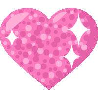 Glittery Heart Joypixels Sticker - Glittery Heart Heart Joypixels Stickers