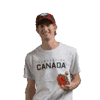 Drinking Maple Syrup Evan Dunfee Sticker - Drinking Maple Syrup Evan Dunfee Team Canada Stickers