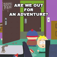Are We Out For An Adventure Butters Stotch GIF - Are We Out For An Adventure Butters Stotch Stan Marsh GIFs