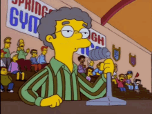 Simpsons Bring On The Men GIF - Simpsons Bring On The Men Commentator GIFs