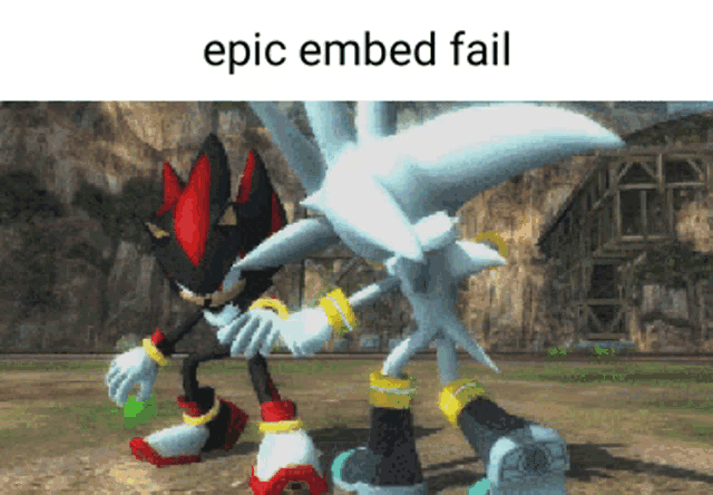 Embed Fail Epic Embed Fail GIF - Embed Fail Epic Embed Fail Shadow The Hedgehog GIFs