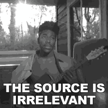 the source is irrelevant moses sumney keeps me alive song the source doesnt matter the source is not important