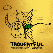 Thoughtful Three Horned Harpik Veefriends GIF - Thoughtful Three Horned Harpik Veefriends Considerate GIFs