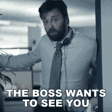 The Boss Wants To See You Cameron GIF - The Boss Wants To See You Cameron Bliss GIFs