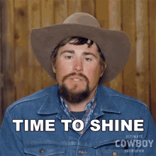 Time To Shine Coy Melancon GIF - Time To Shine Coy Melancon Ultimate Cowboy Showdown GIFs