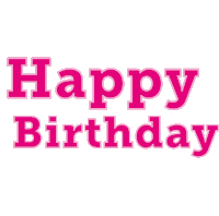 Happy Birthday Birthday Sticker - Happy Birthday Birthday Pink Stickers